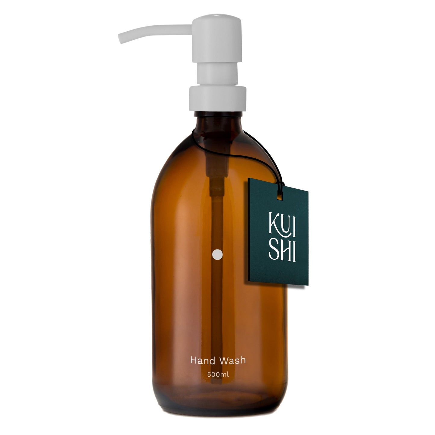 Minimal Amber Soap Dispenser