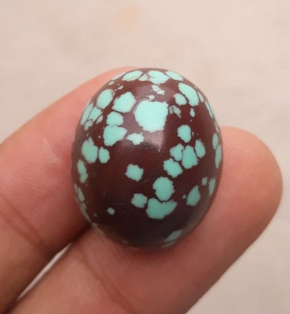 Natural Certified Egyptian Turquoise - Misri Feroza - 43.7Ct- 23x19mm