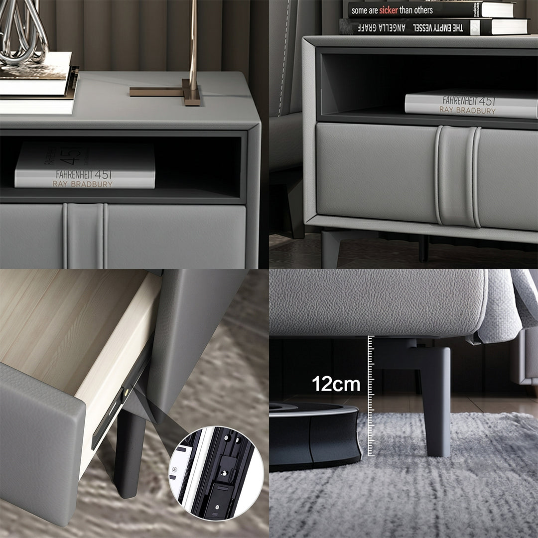 Mogensen Bedside Table, Grey