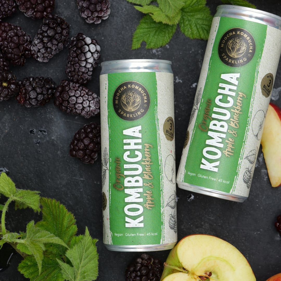 Apple & Blackberry Flavour Organic Kombucha