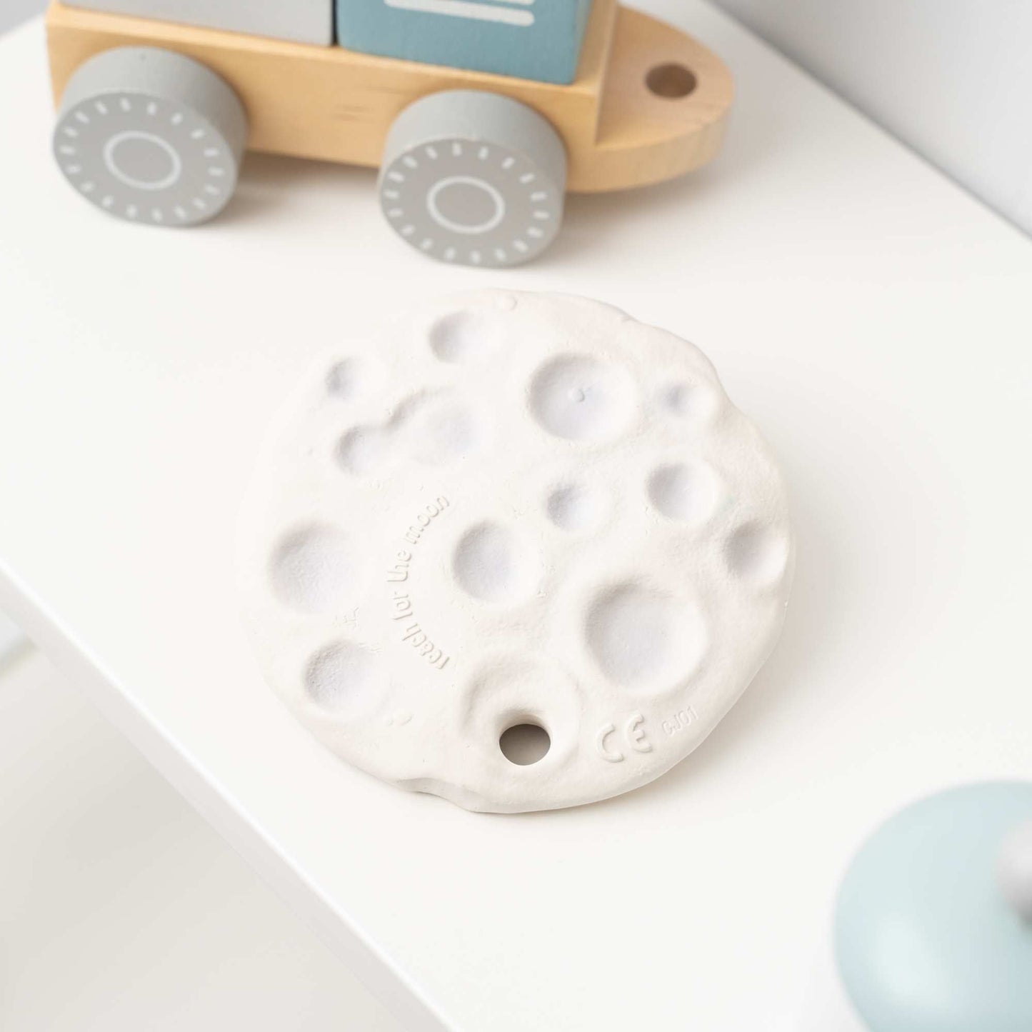 Moon Biscuit® Natural Rubber Space Themed Baby Toy
