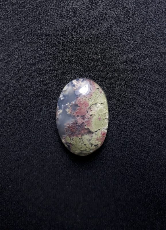 23.6ct  Moss Agate - Green Moss Agate - 25.5x17x5.5mm