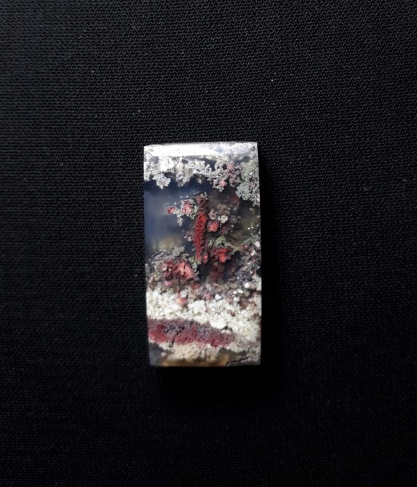 29.9ct Moss Agate - White Moss Agate - 28.7x15x6.5mm