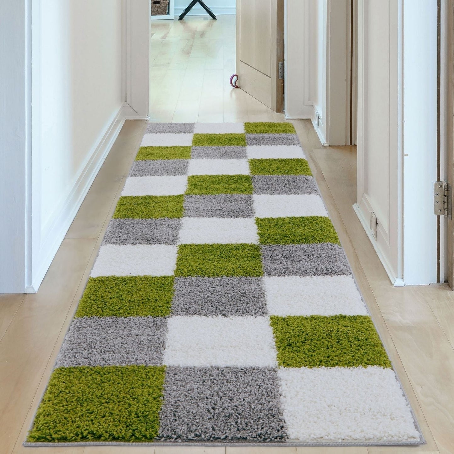 Myshaggy Geometric Green Rug