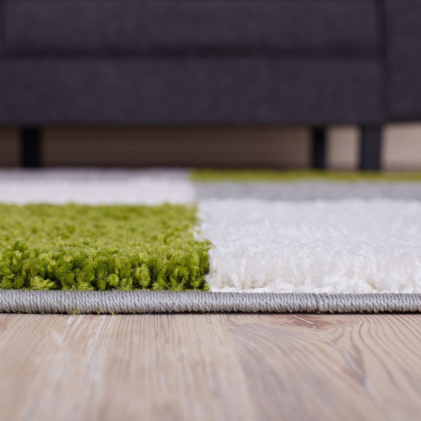 Myshaggy Geometric Green Rug