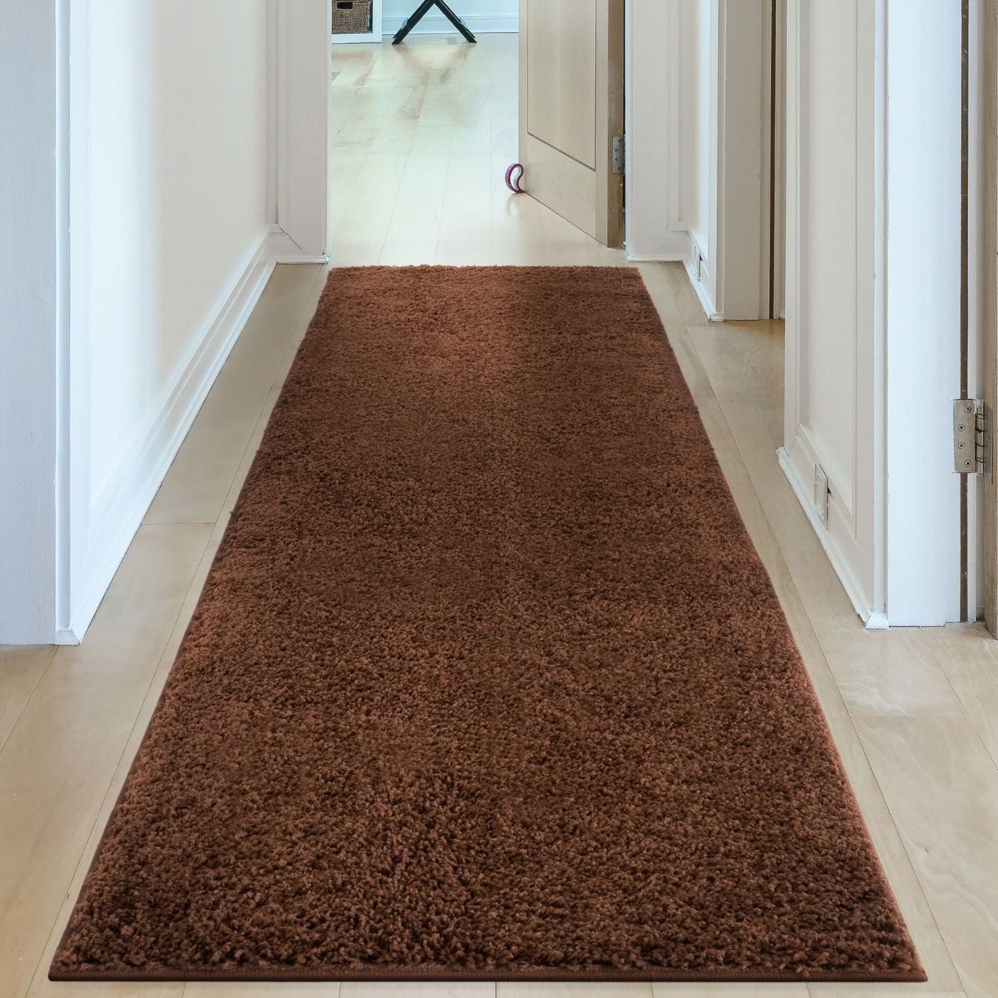 Myshaggy Solid Brown Rug