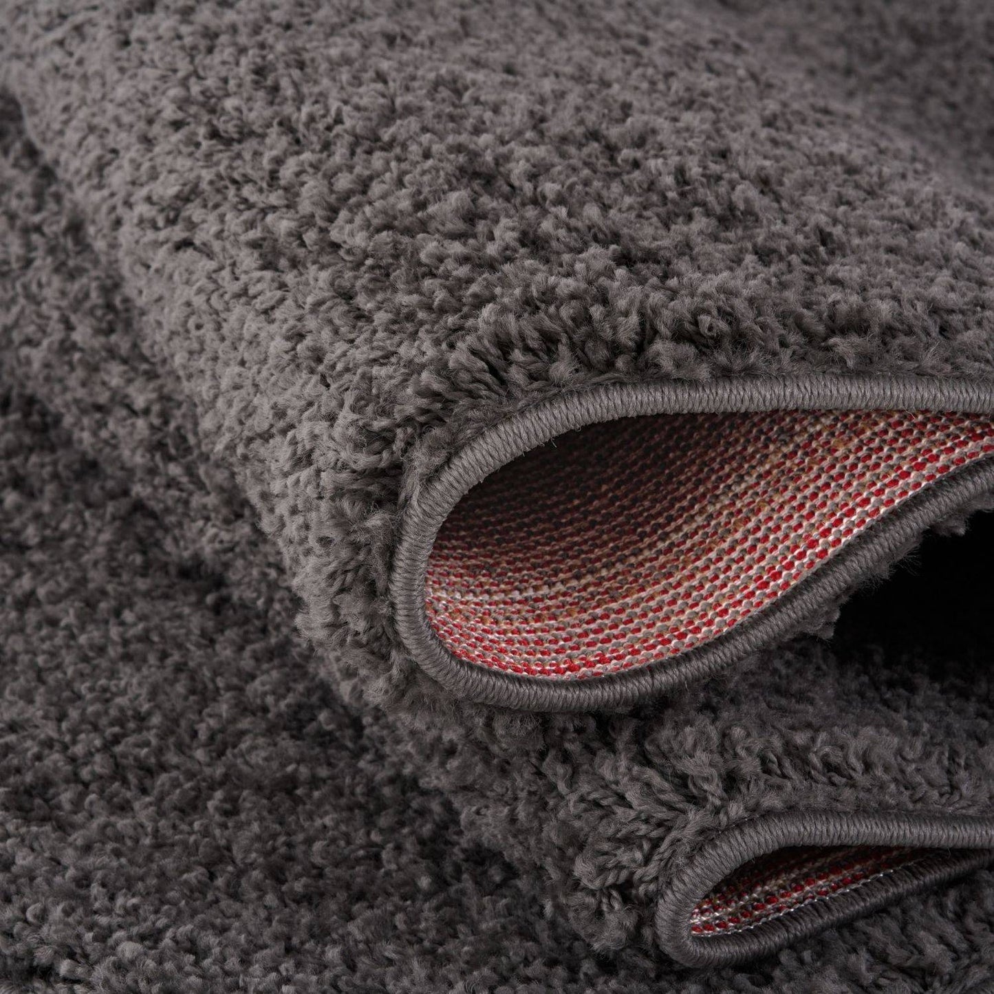 Myshaggy Solid Dark Grey Rug