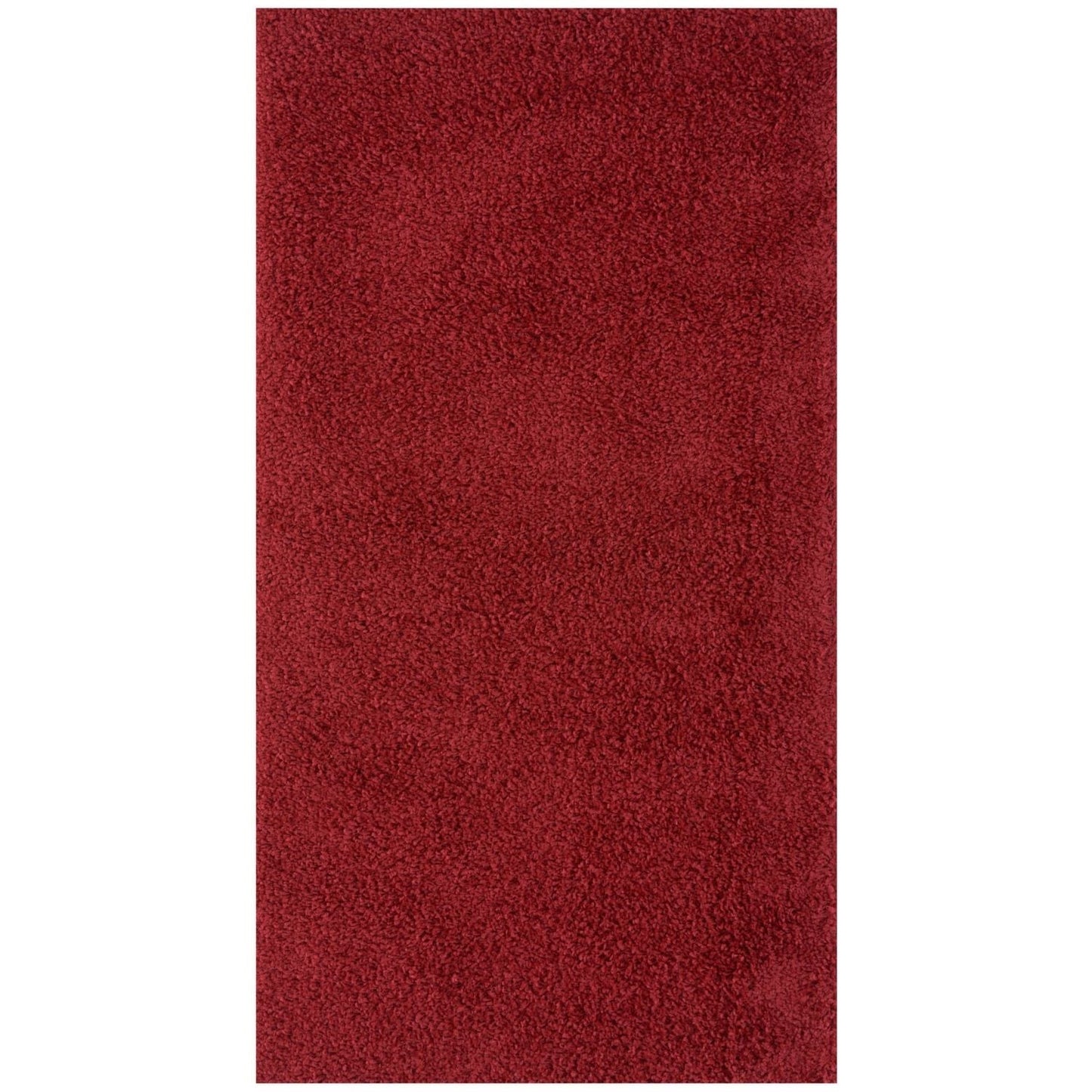 Myshaggy Solid Red Rug