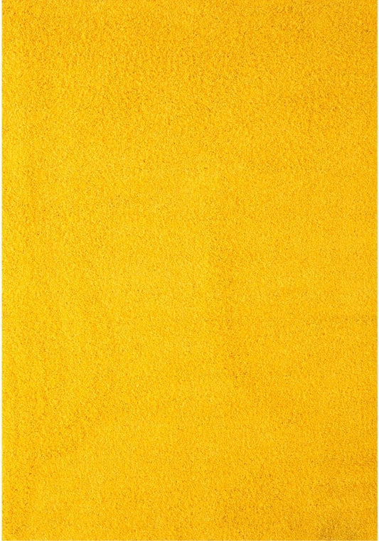Myshaggy Solid Yellow Rug