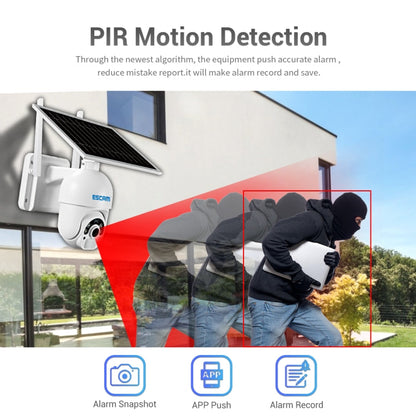 ESCAM QF250 HD 1080P WiFi Solar Panel IP Camera, Support Motion Detection / Night Vision / TF Card / Two-way Audio, QF250