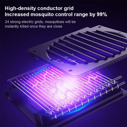 MM026 2W There Are Star People Electric shock Mosquito Killer Lamp