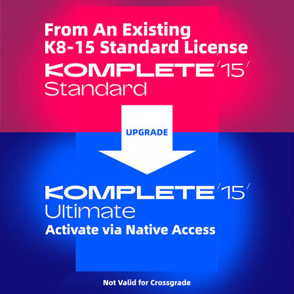 Native Instruments Komplete 15 Ultimate | Upgrade from Standard (Download)