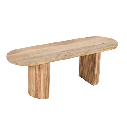 York Solid Wooden Dining Bench