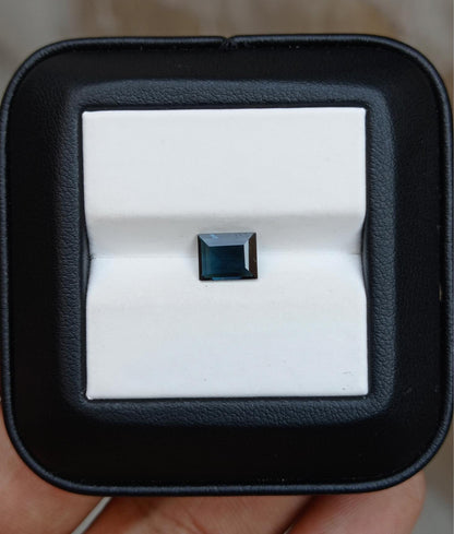 1.05ct Natural Indicolite Tourmaline Gemstone - October Birthstone