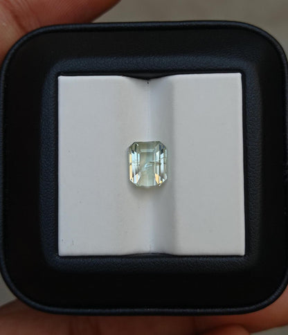 2.8ct Natural Light Yellow Tourmaline Gemstone - October Birthstone - 9x7x5mm