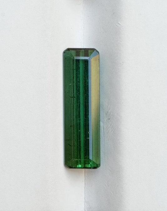 3.4ct Natural Green Tourmaline Gemstone - October Birthstone