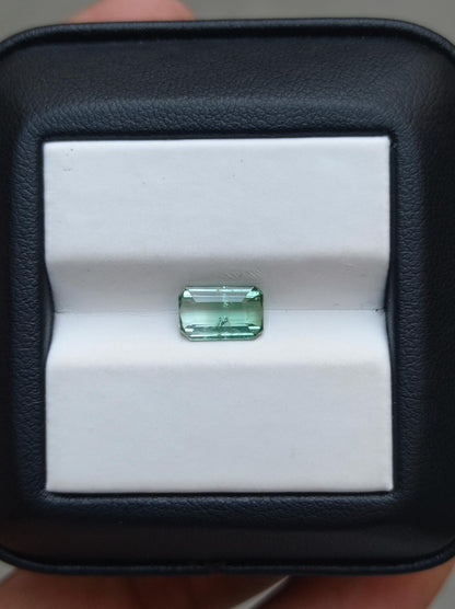 1.35ct Natural Bi-Color Tourmaline Gemstone - October Birthstone Tourmaline