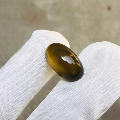 Natural Vesuvianite Solar Gemstone - Vesuvianite Cabochon - 19x11x9mm