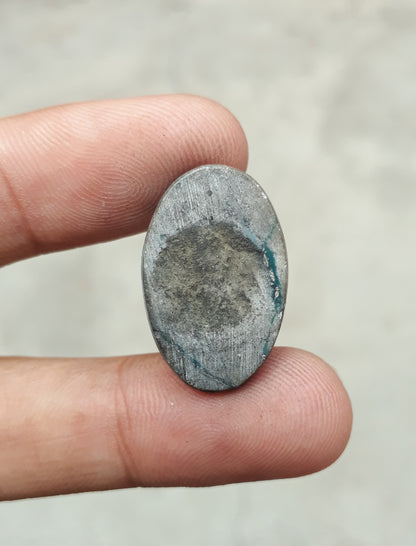 Natural Turquoise with Pyrite - Blue Matrix Turquoise - Shajri Feroza-19Ct