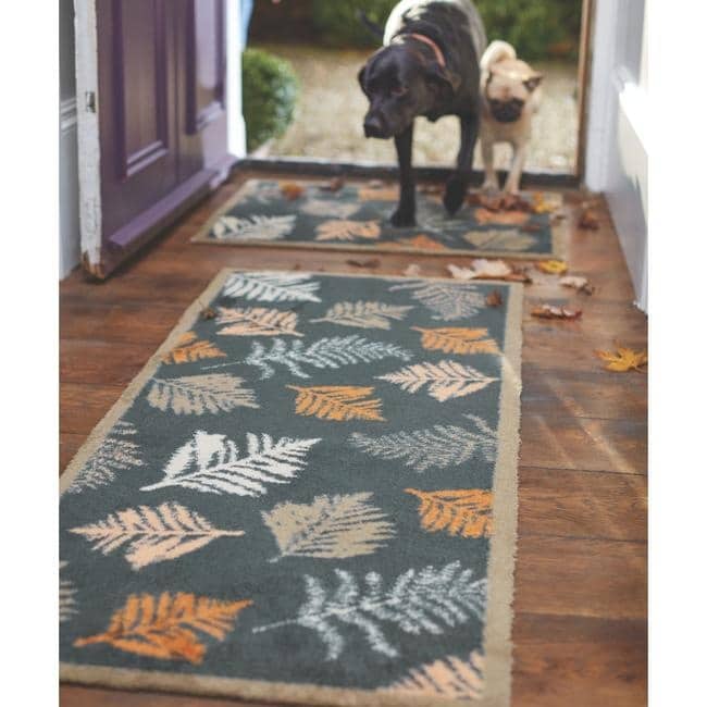 Eco-Friendly Washable Floral Mat
