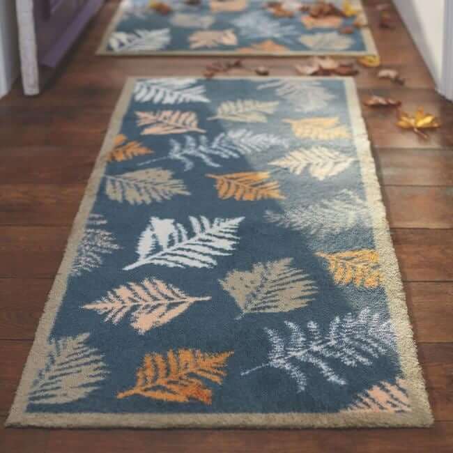 Eco-Friendly Washable Floral Mat
