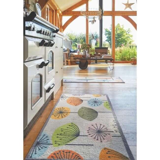 Eco-Friendly Washable Floral Mat