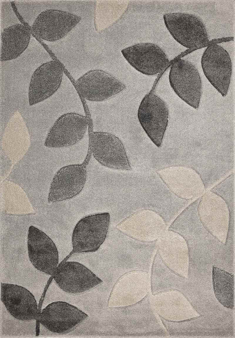 Newport Leaf Rug – Hand-Carved Floral Design