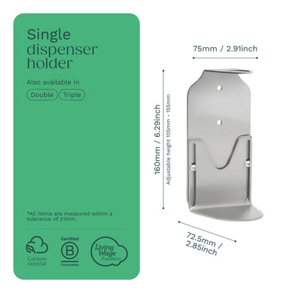 Nickel Single Bottle Holder