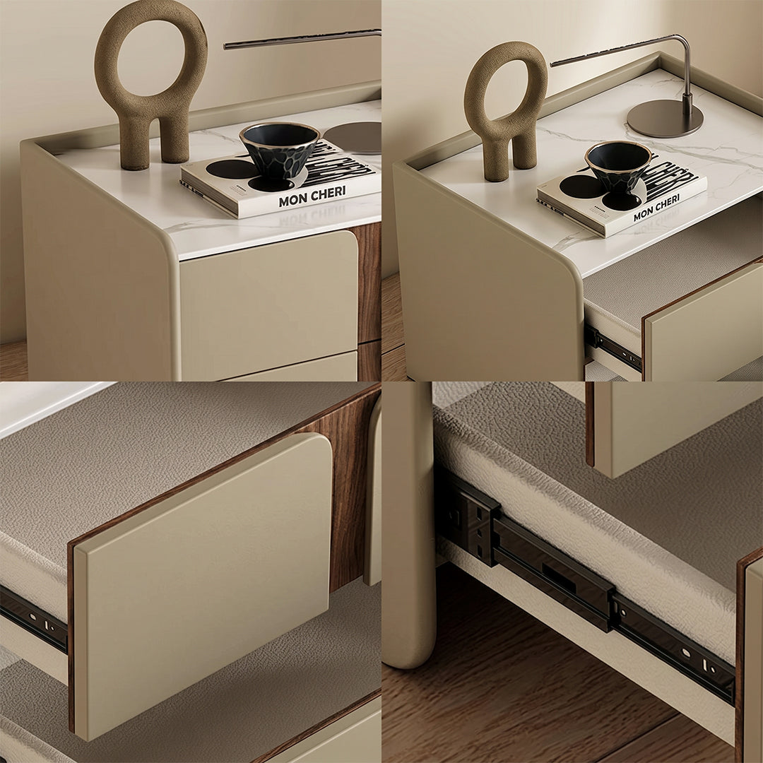 Noa Antique Bedside Table