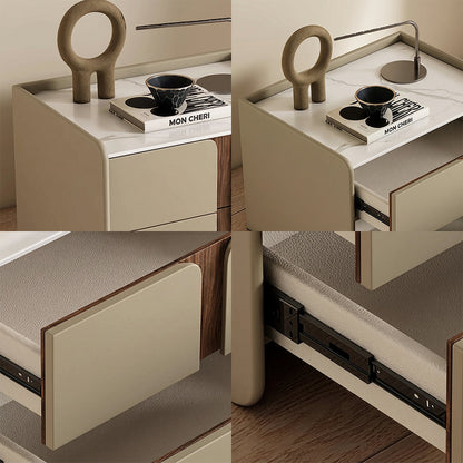 Noa Antique Bedside Table