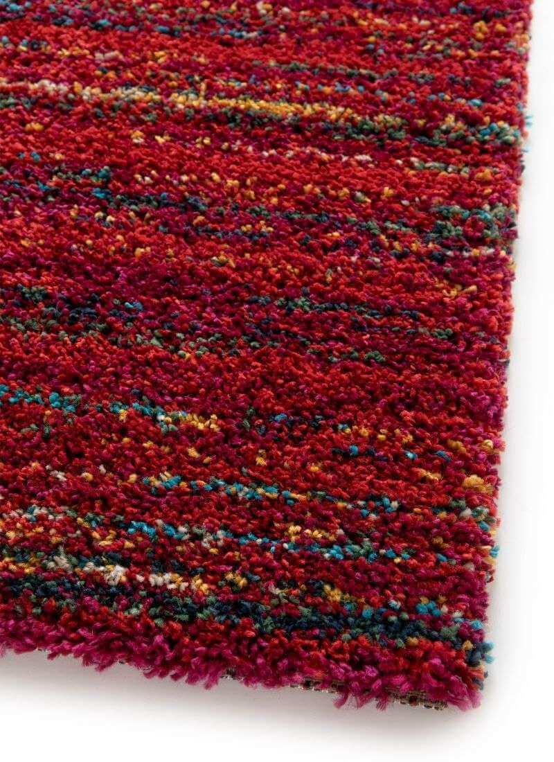 Noble Sherpa Rug – Blue and Red Colours