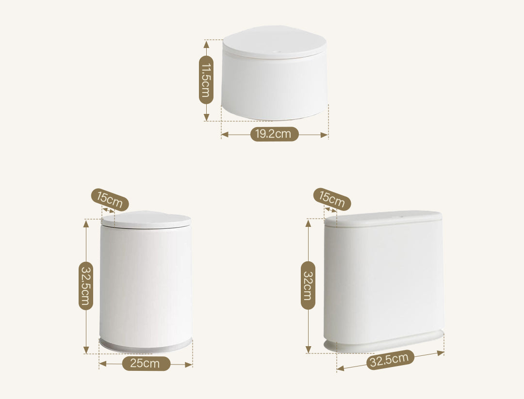 Nordic Touch Top Rubbish Bin, Three Sizes Available