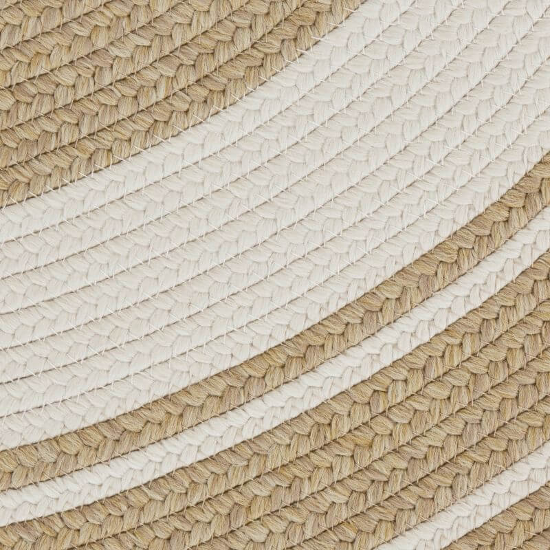 Indoor Outdoor Trenzado Rug – Bordered Plain Design