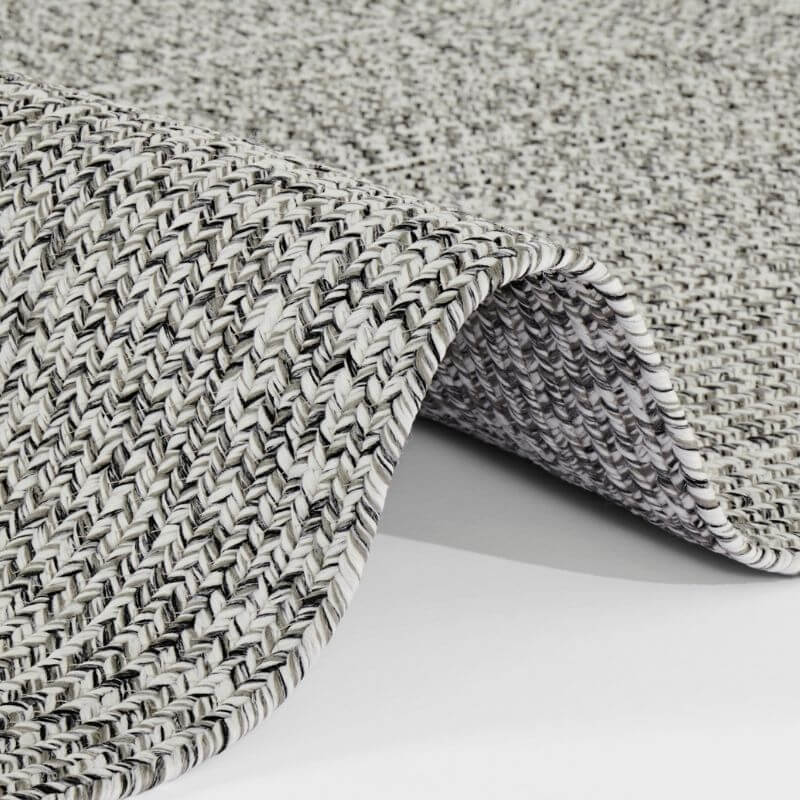 Indoor Outdoor Trenzado Rug – Bordered Plain Design