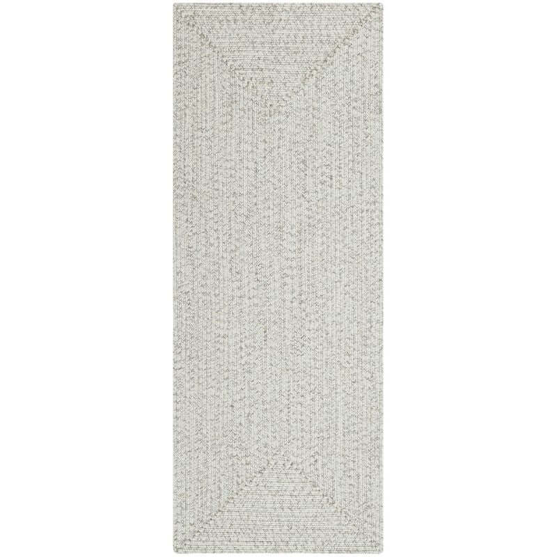 Indoor Outdoor Trenzado Rug – Bordered Plain Design