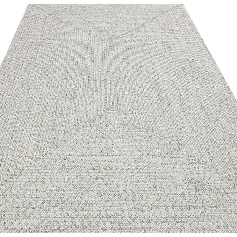 Indoor Outdoor Trenzado Rug – Bordered Plain Design