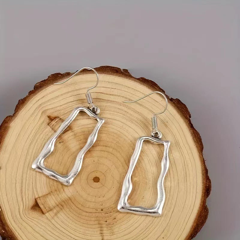 Retro Rectangular Women's Earrings