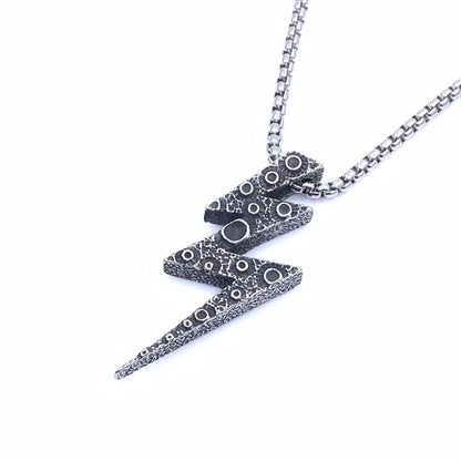 Unisex Retro Gothic Geometric Pendant Necklace