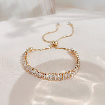 Rhinestone Adjustable Bracelet