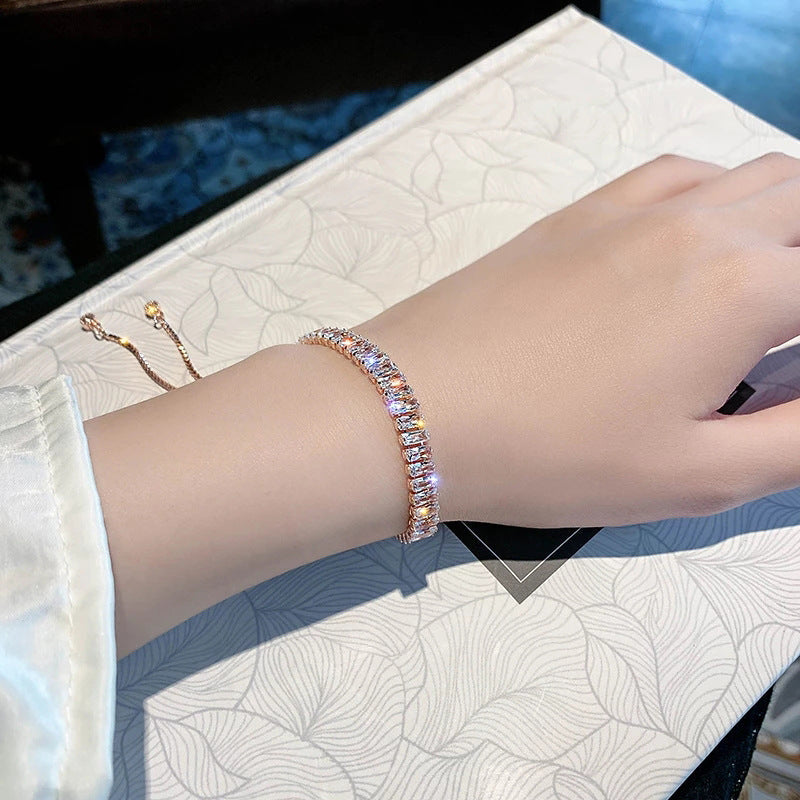 Rhinestone Adjustable Bracelet