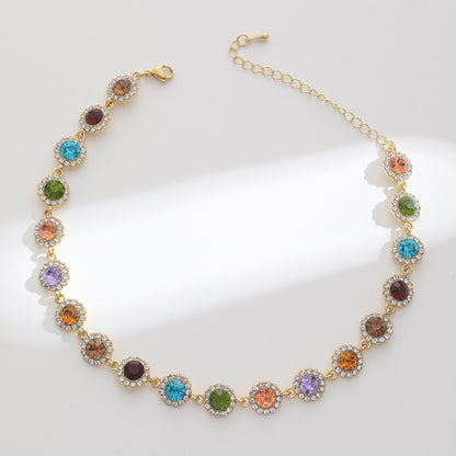 Colourful Necklace & Bracelet Set