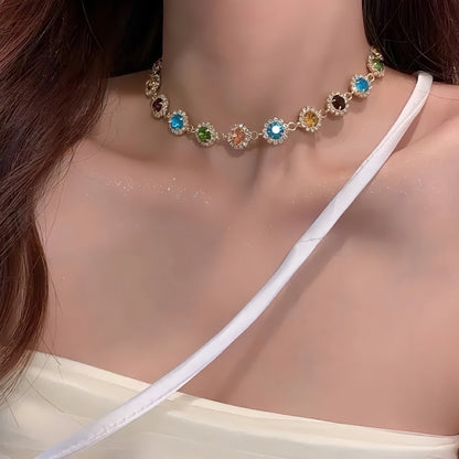Colourful Necklace & Bracelet Set