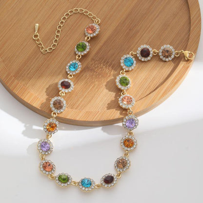 Colourful Necklace & Bracelet Set