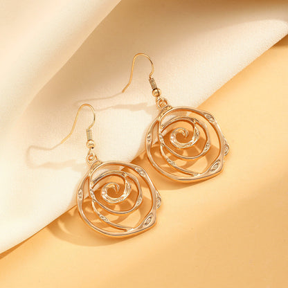 Spiral Donut Necklace, Bracelet & Earrings Set