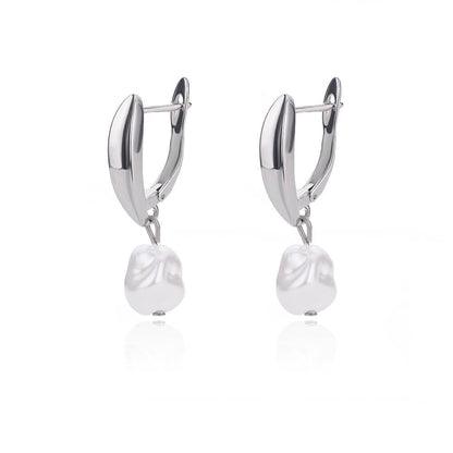 Elegant Pearl Drop Earrings for Women