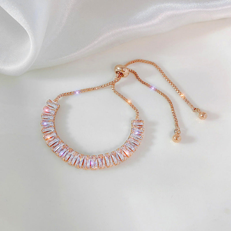 Rhinestone Adjustable Bracelet
