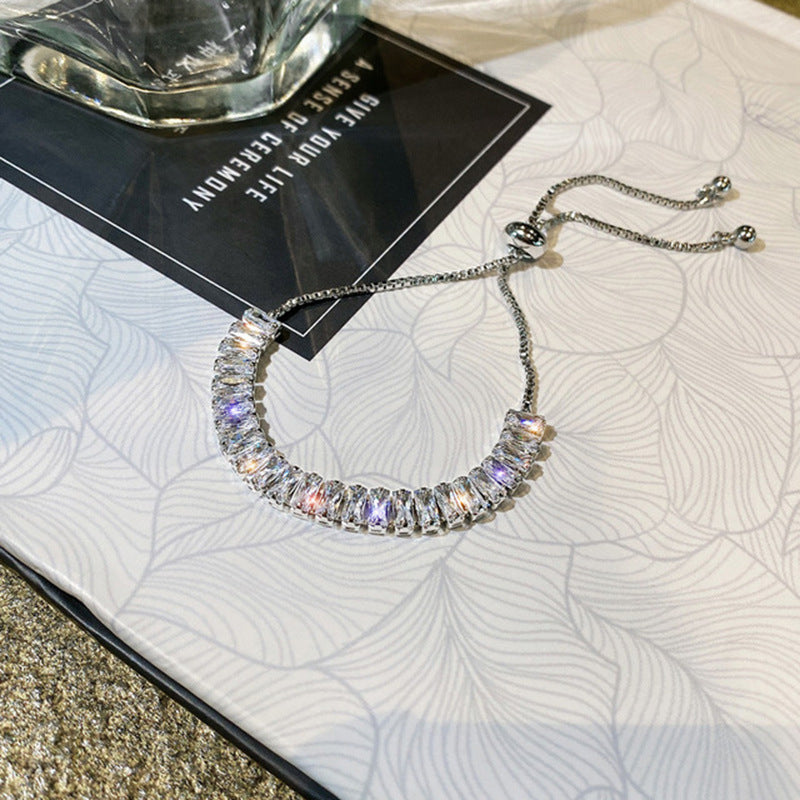 Rhinestone Adjustable Bracelet