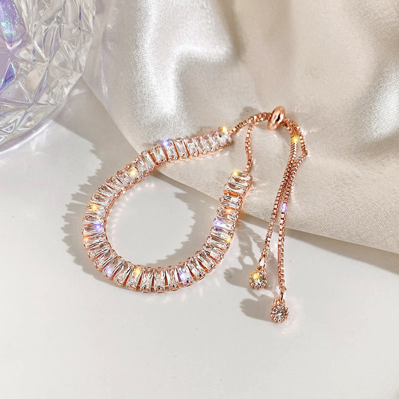 Rhinestone Adjustable Bracelet