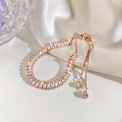Rhinestone Adjustable Bracelet