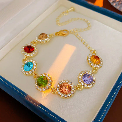 Colourful Necklace & Bracelet Set
